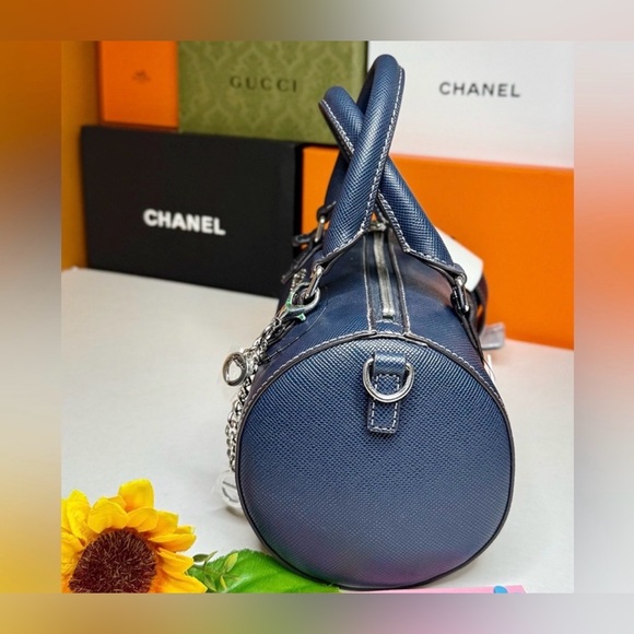 👜 Guess Blue Satchel Crossbody Bag – Brand New with Tags - Picture 10 of 13